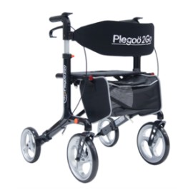 Andadera Rollator Plegoo 2Go X8 Negro