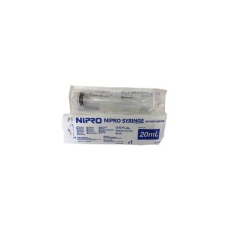 Jeringa Desechable Nipro 20ml c/50 pzs