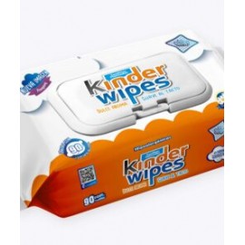 Toallitas Humedas Kinder Wipes Caja c/12 paq de 90pz c/u