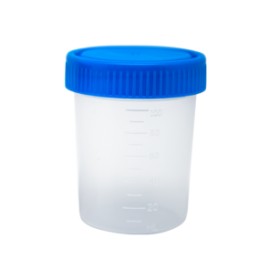 Vaso Recolector Tapa Azul Esteril caja c/450pzs